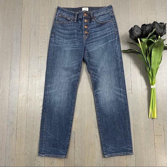 J.Crew Straightaway Jean Button-Fly Denim Jeans